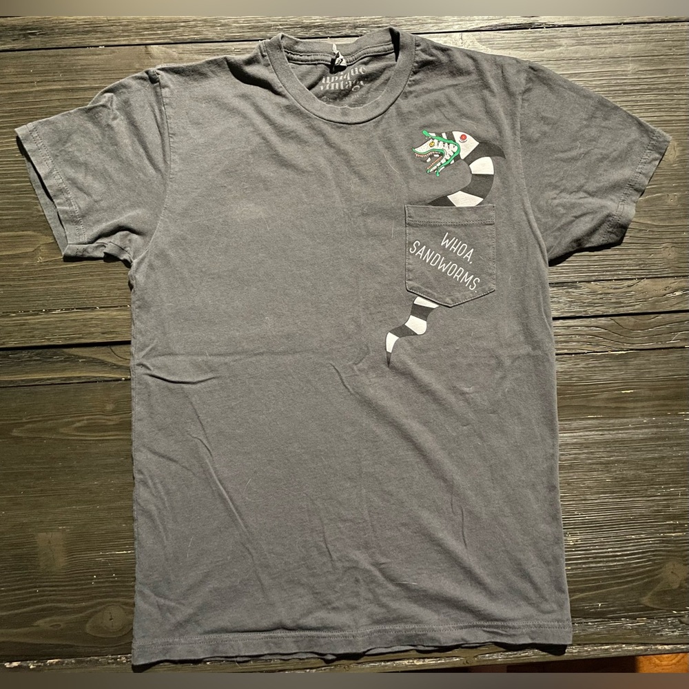 Unique Vintage Beetlejuice Sandworm Shirt